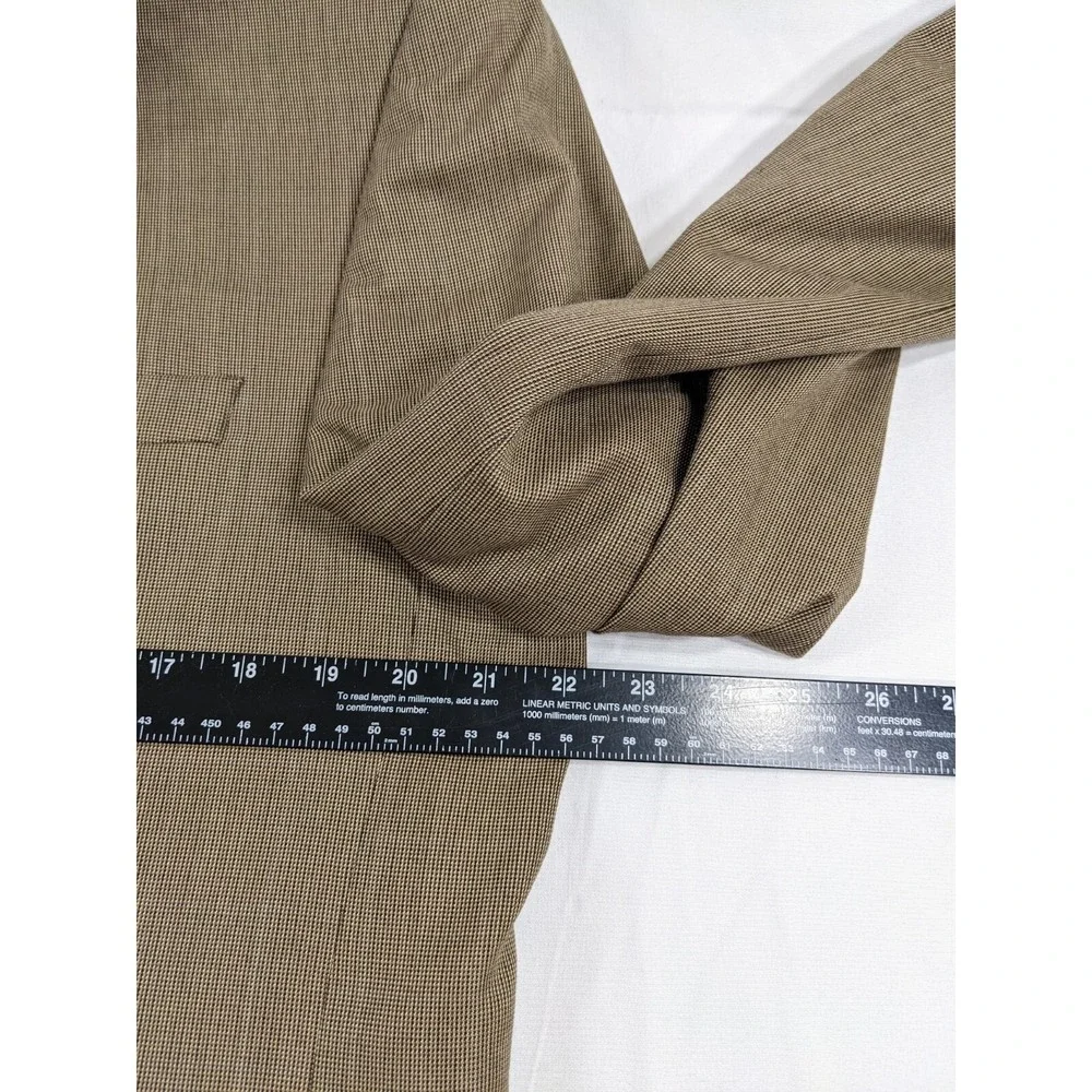 RALPH LAUREN Houndstooth 2 Button Dbl Vented Blazer Sport Coat‎ Jacket 42 L